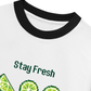 Áo Thun Ringer Relaxed Fit Summer Vibes Stay Fresh Stay Zesty