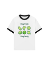 Áo Thun Ringer Relaxed Fit Summer Vibes Stay Fresh Stay Zesty