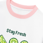 Áo Thun Ringer Relaxed Fit Summer Vibes Stay Fresh Stay Zesty