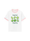 Áo Thun Ringer Relaxed Fit Summer Vibes Stay Fresh Stay Zesty