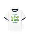 Áo Thun Ringer Relaxed Fit Summer Vibes Stay Fresh Stay Zesty