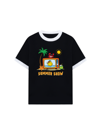 Áo Thun Ringer Relaxed Fit Summer Vibes Summer Show
