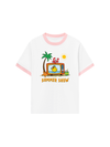 Áo Thun Ringer Relaxed Fit Summer Vibes Summer Show