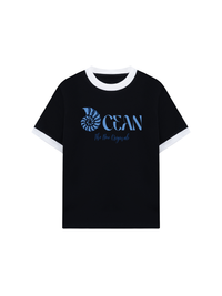 Áo Thun Ringer Relaxed Fit Summer Vibes Ocean