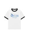 Áo Thun Ringer Relaxed Fit Summer Vibes Ocean