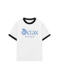 Áo Thun Ringer Relaxed Fit Summer Vibes Ocean