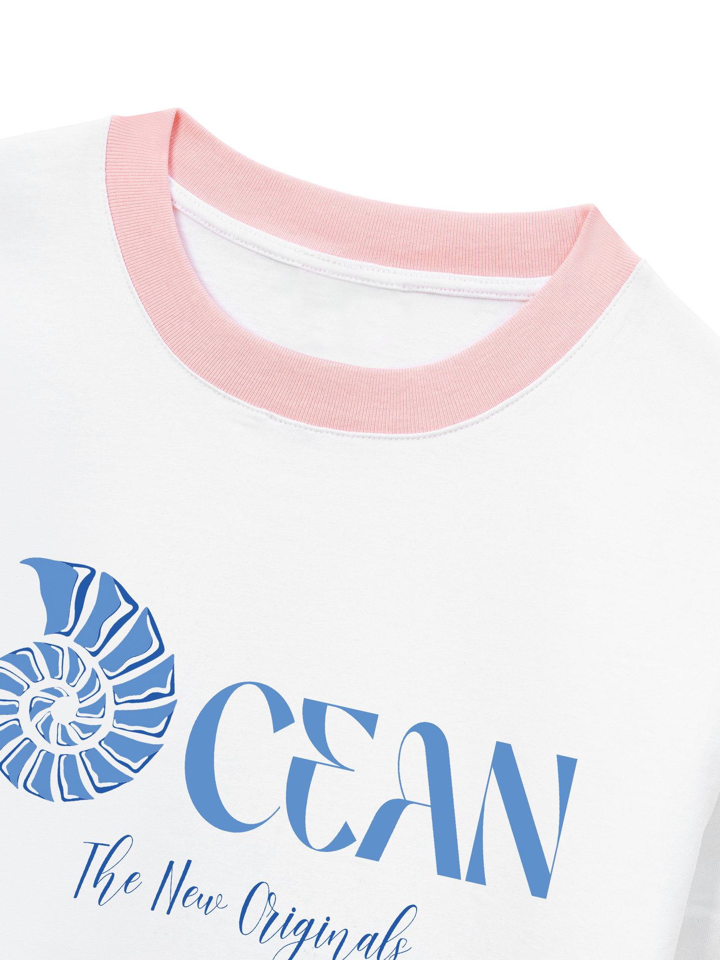 Áo Thun Ringer Relaxed Fit Summer Vibes Ocean