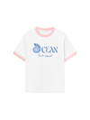 Áo Thun Ringer Relaxed Fit Summer Vibes Ocean