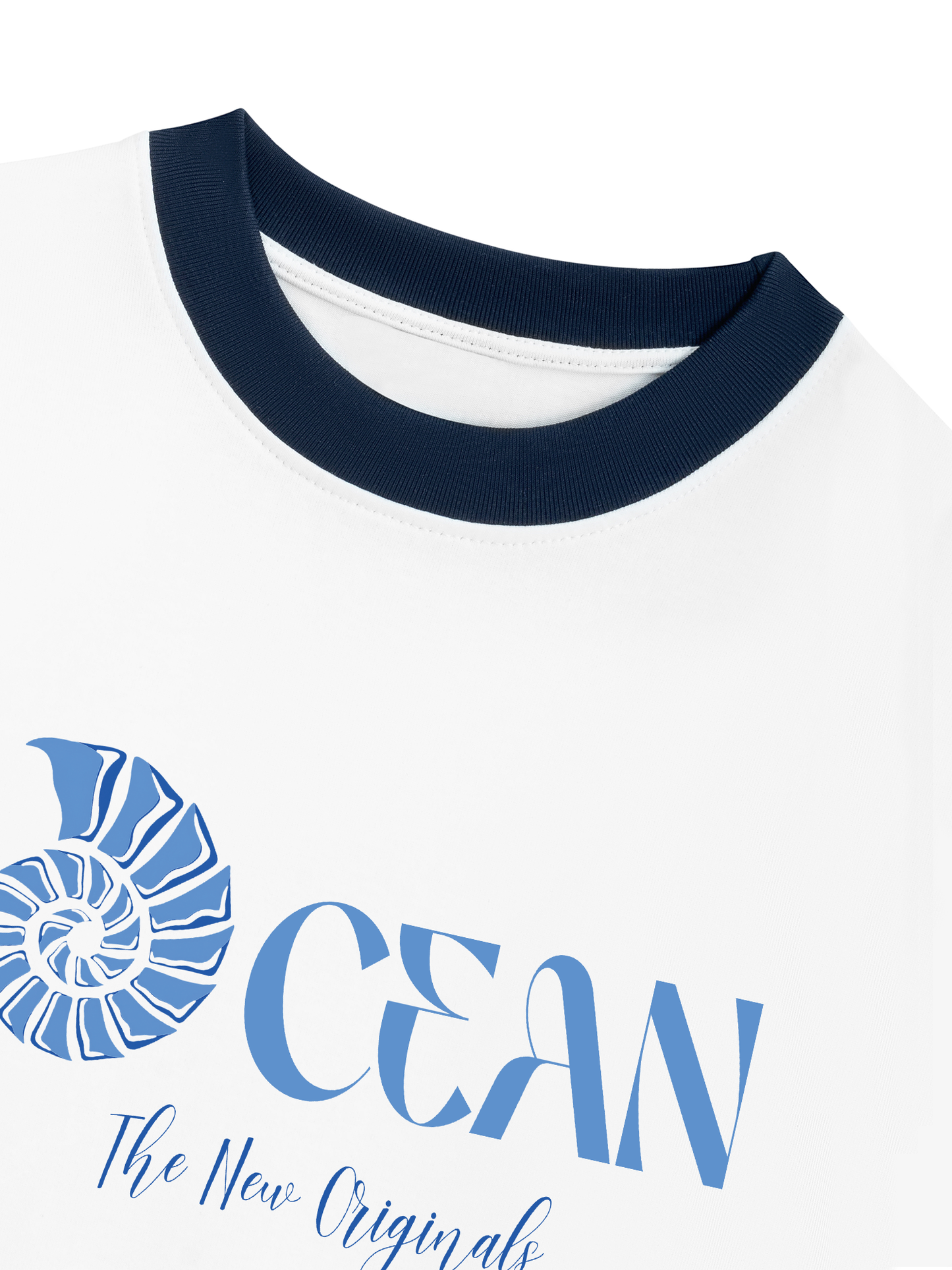Áo Thun Ringer Relaxed Fit Summer Vibes Ocean