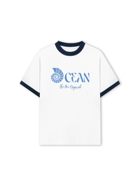 Áo Thun Ringer Relaxed Fit Summer Vibes Ocean