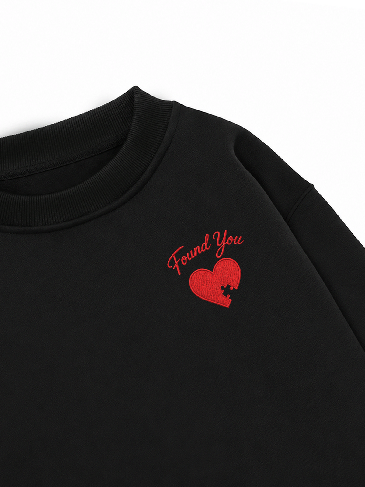 Áo Sweater Nỉ Hai Da Found You Heart