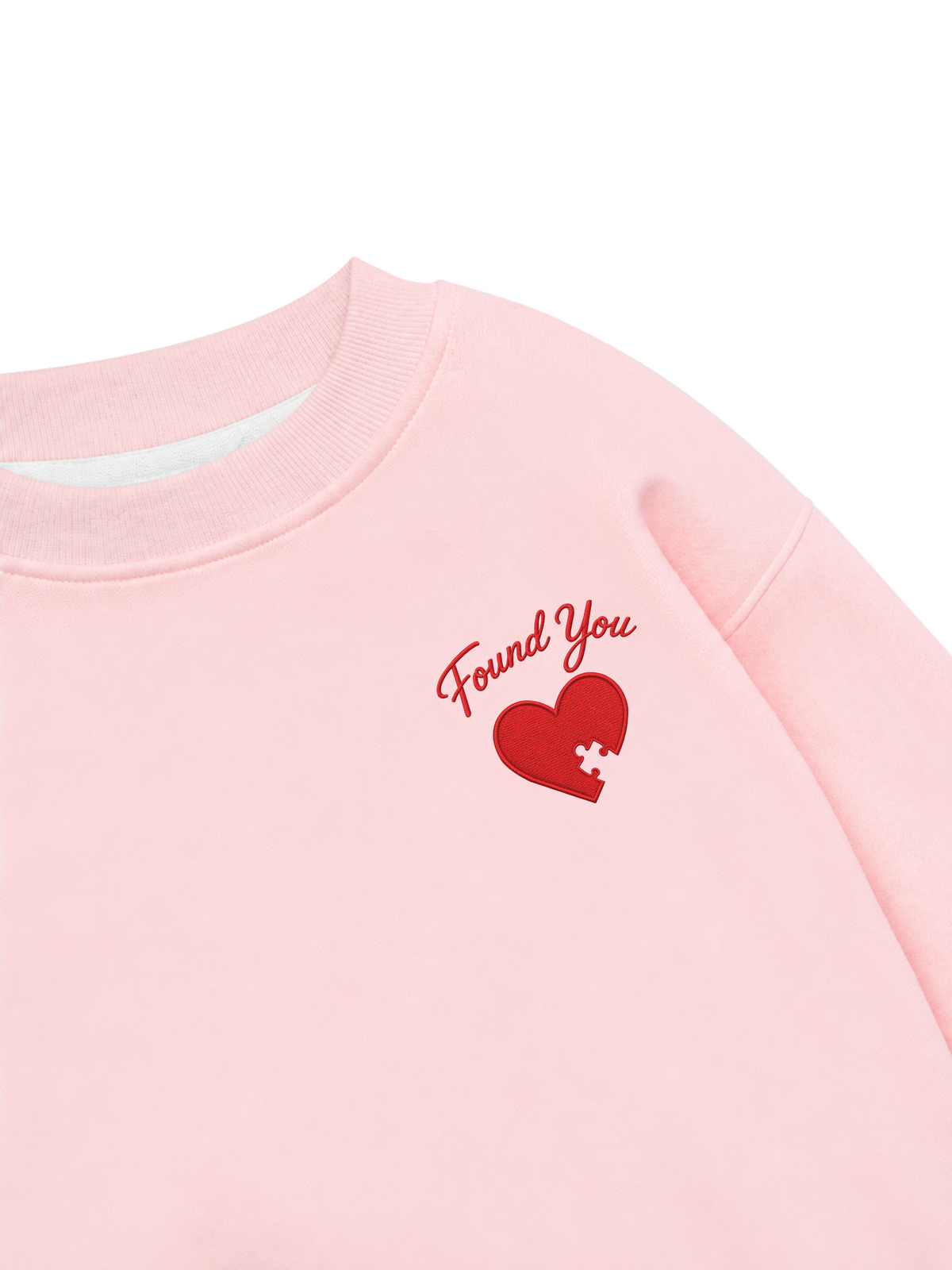 Áo Sweater Nỉ Hai Da Found You Heart
