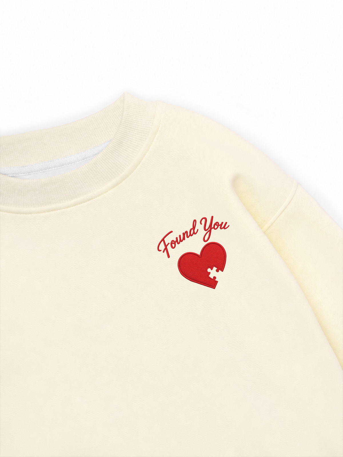 Áo Sweater Nỉ Hai Da Found You Heart
