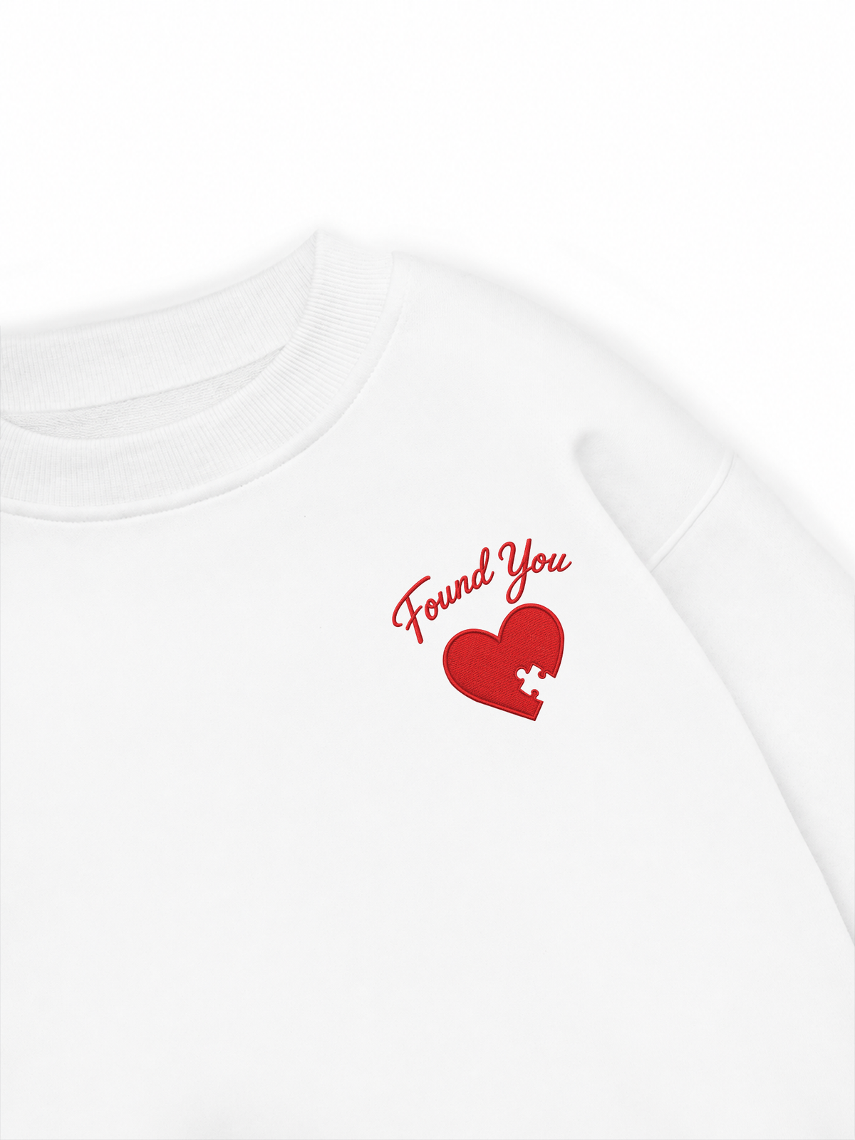 Áo Sweater Nỉ Hai Da Found You Heart