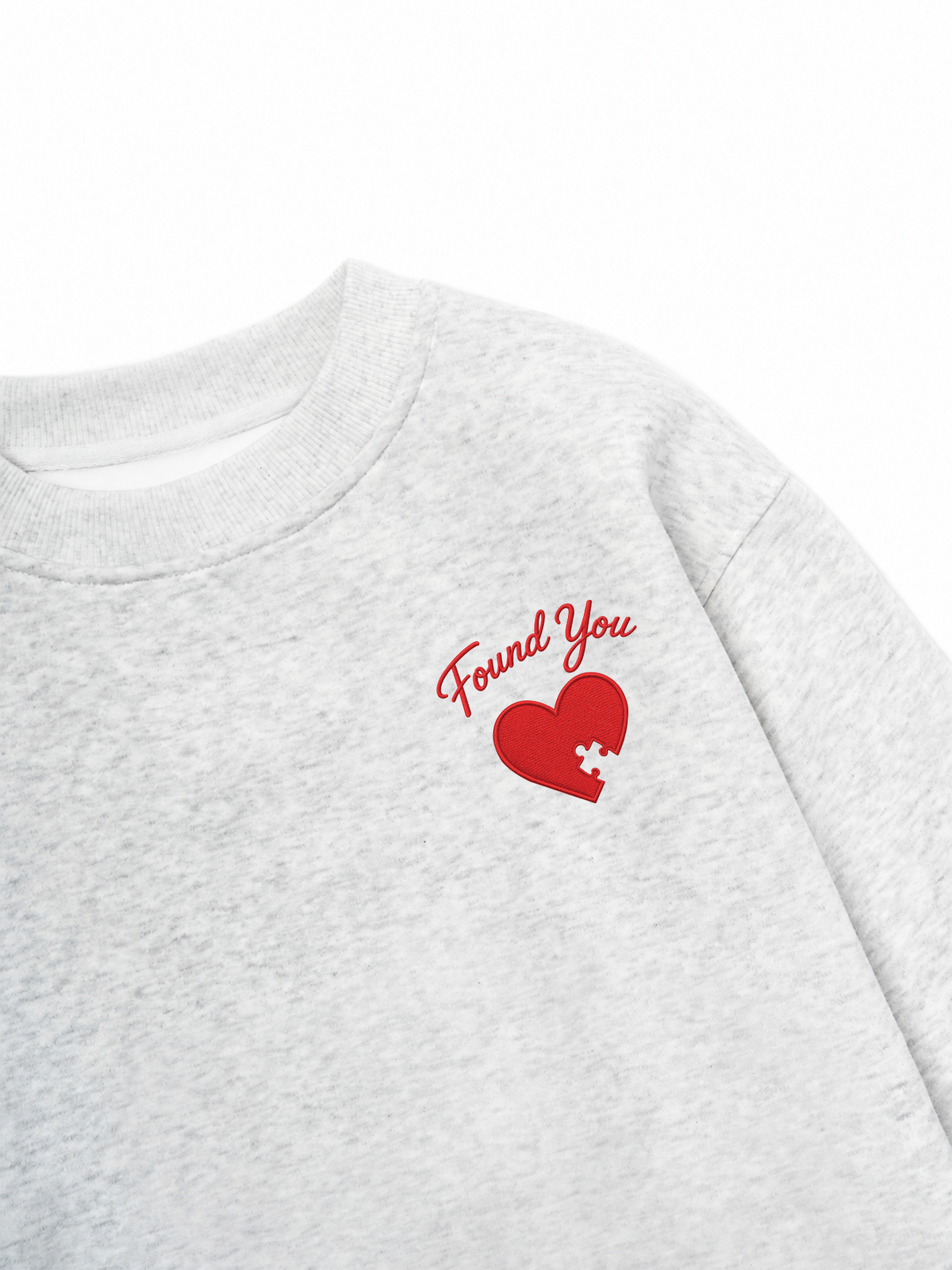 Áo Sweater Nỉ Hai Da Found You Heart