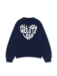 Áo Sweater Nỉ Hai Da All You Need Is Love