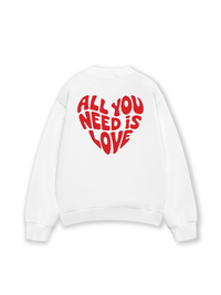 Áo Sweater Nỉ Hai Da All You Need Is Love