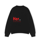 Áo Sweater Nỉ Hai Da Her