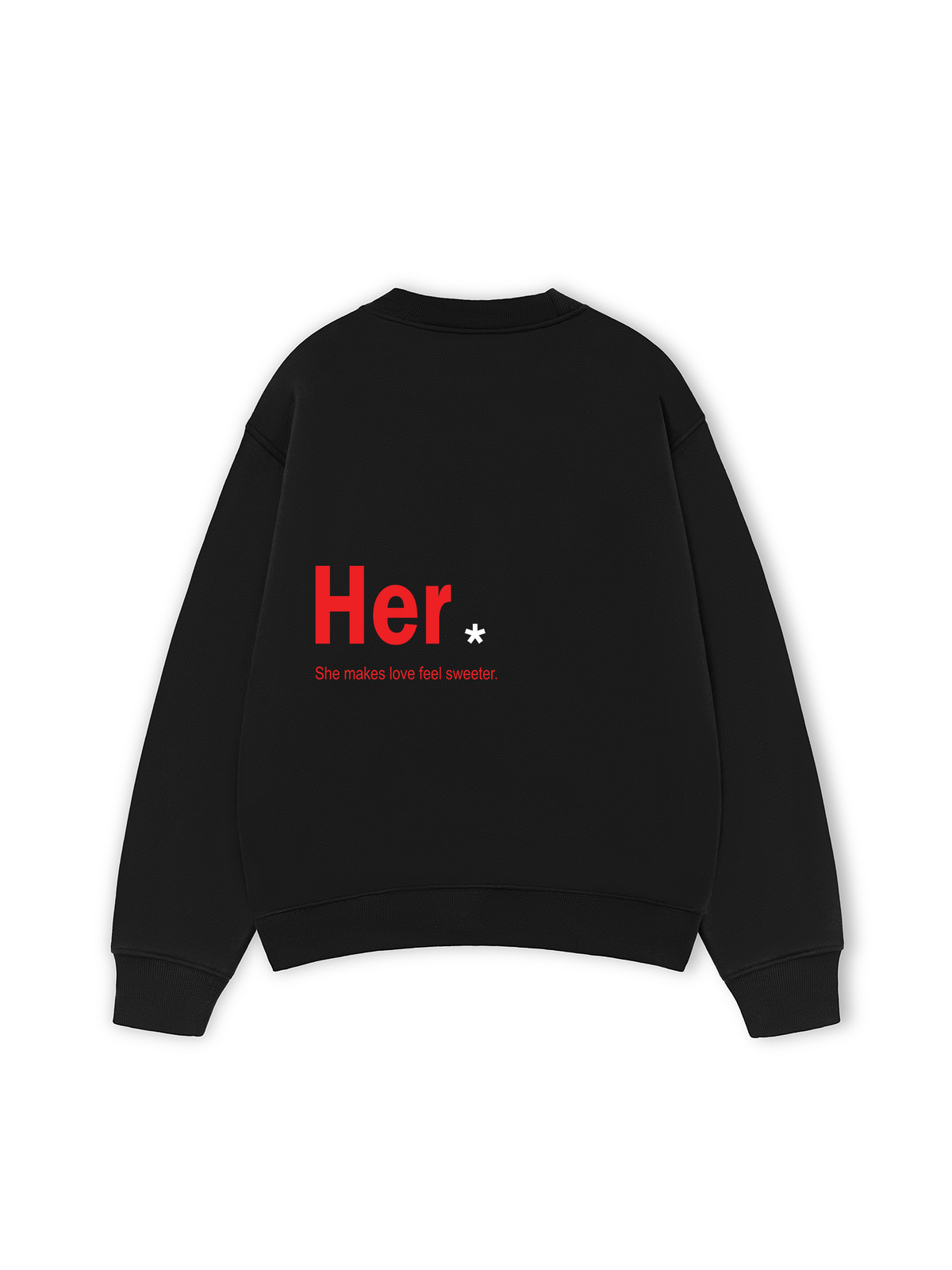 Áo Sweater Nỉ Hai Da Her