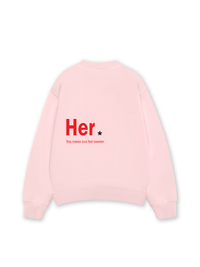 Áo Sweater Nỉ Hai Da Her