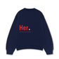 Áo Sweater Nỉ Hai Da Her