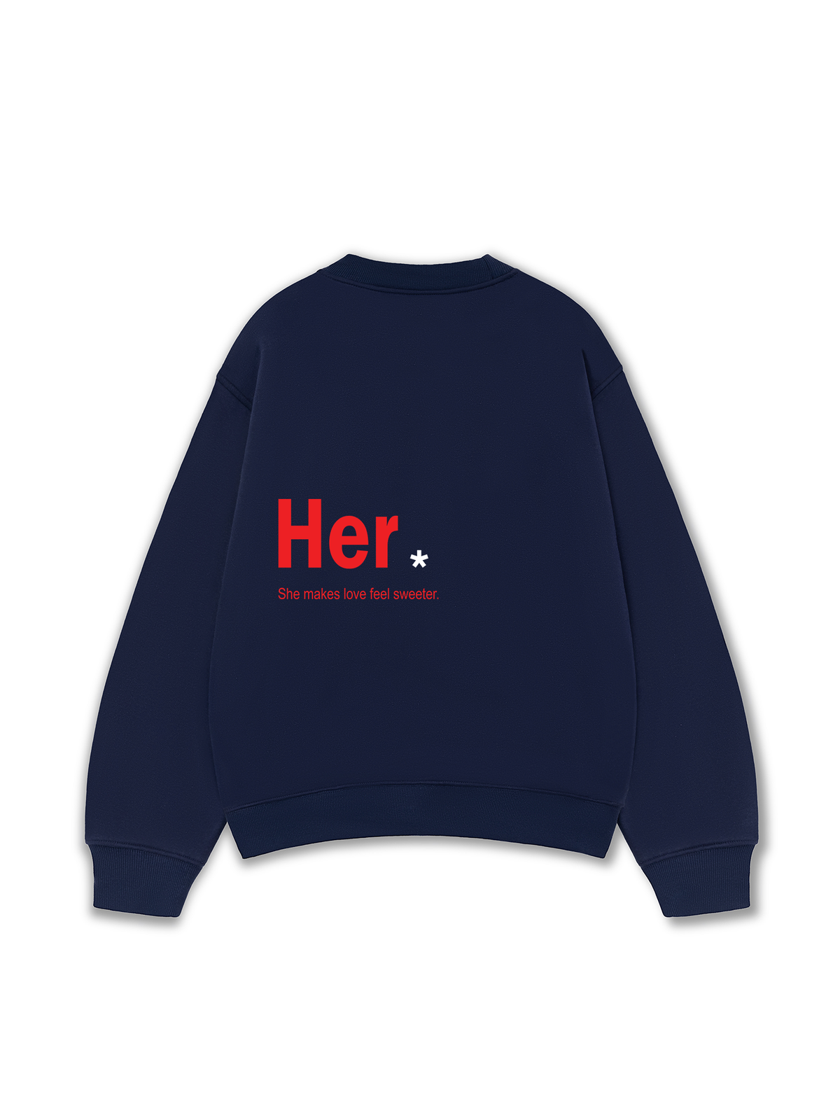 Áo Sweater Nỉ Hai Da Her