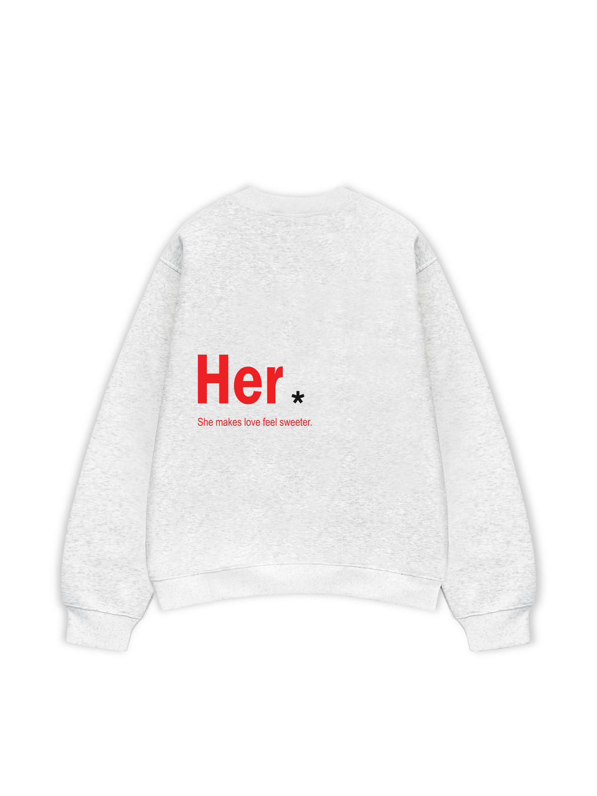 Áo Sweater Nỉ Hai Da Her