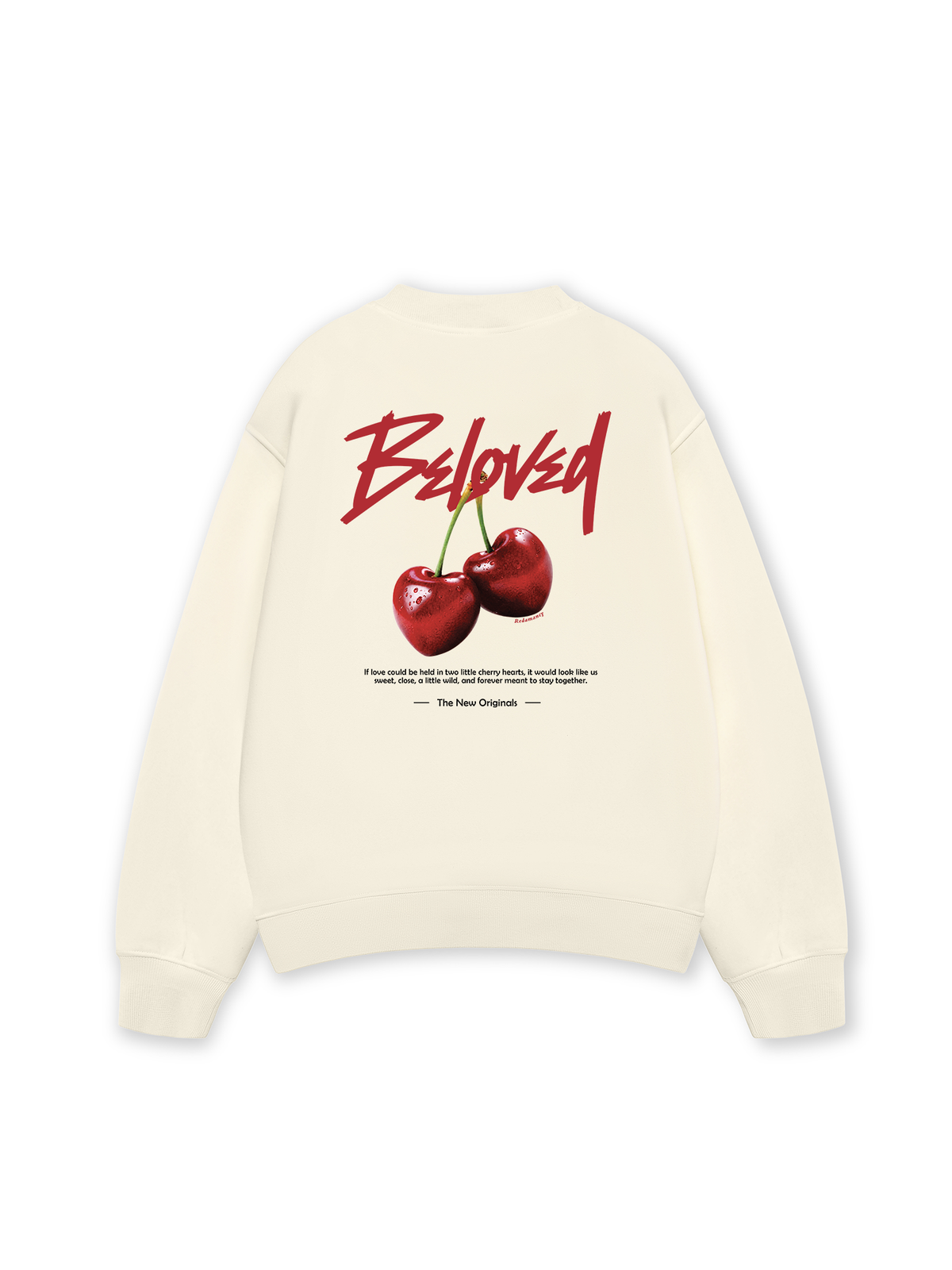Áo Sweater Nỉ Hai Da Beloved Cherry