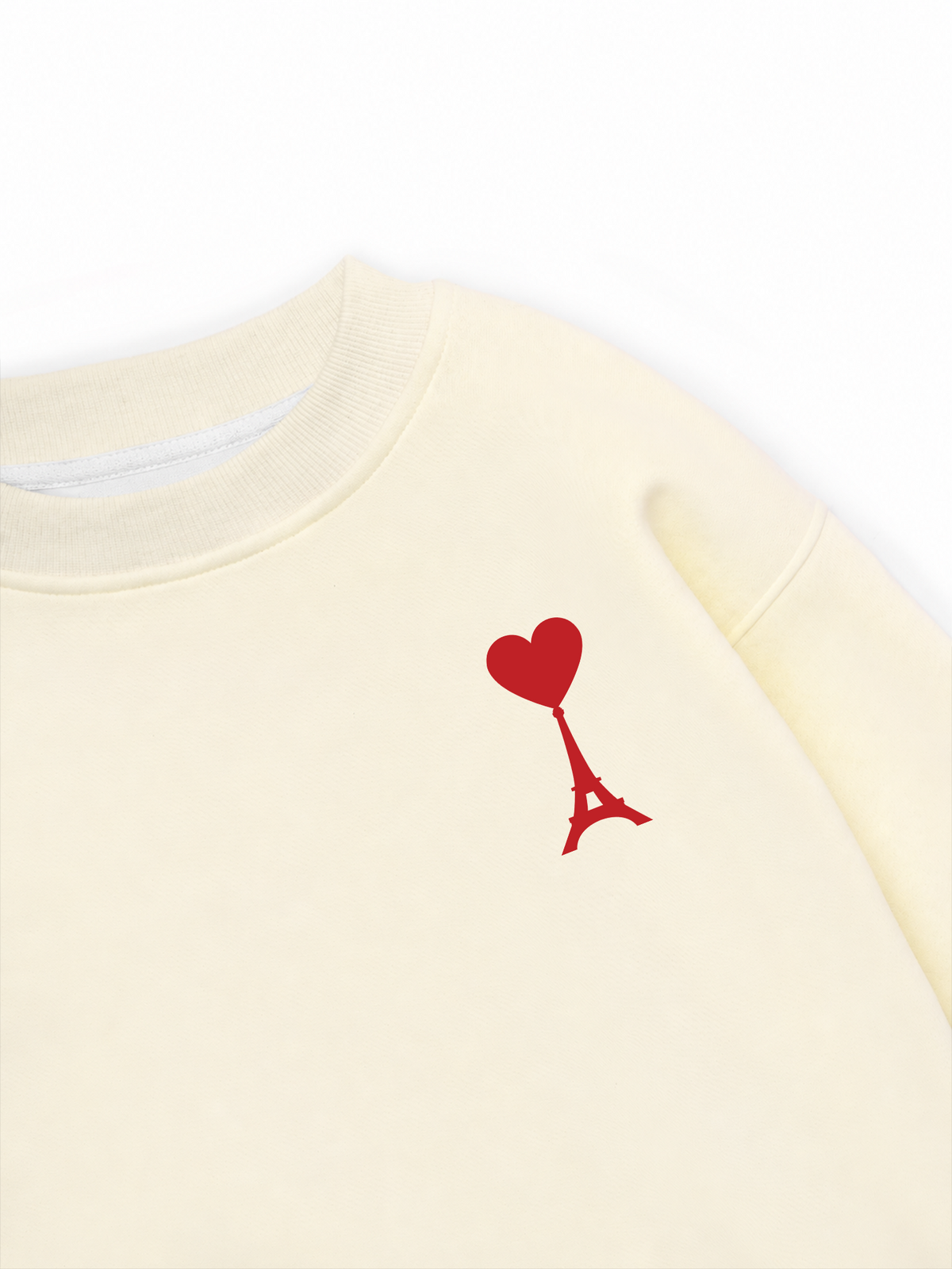 Áo Sweater Nỉ Hai Da Heart Tower