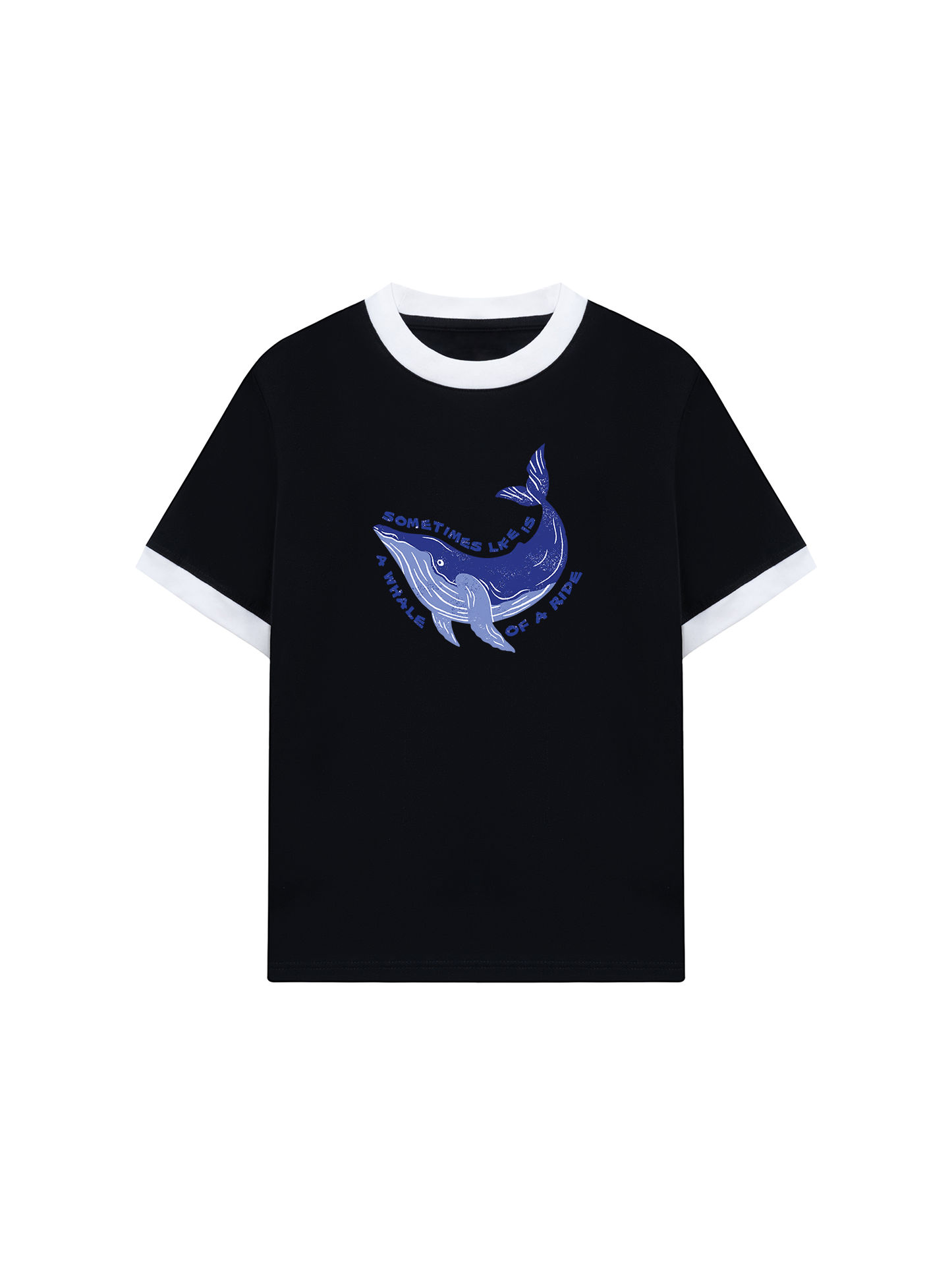 Áo Thun Ringer Relaxed Fit A Whale Of A Ride