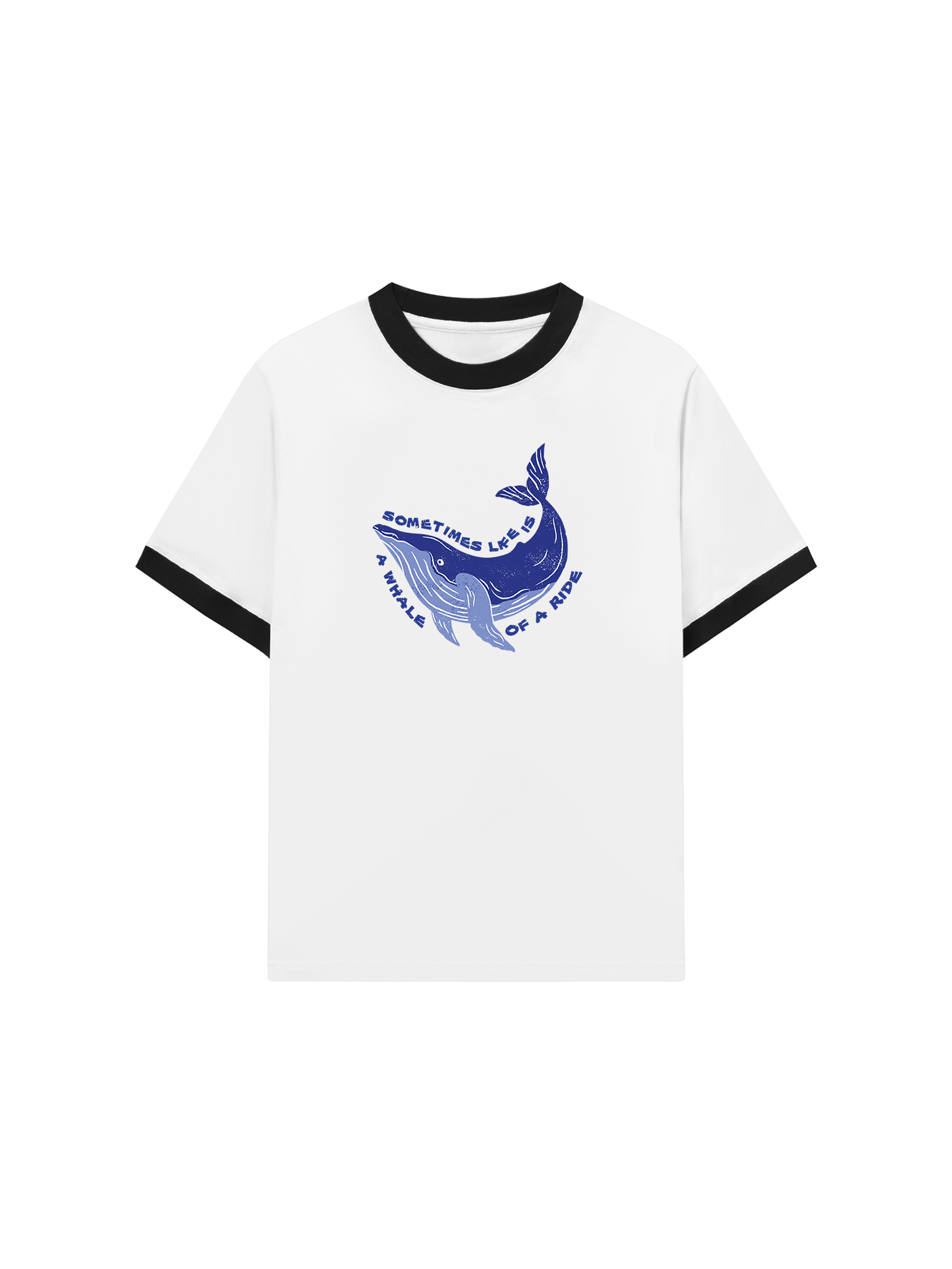 Áo Thun Ringer Relaxed Fit A Whale Of A Ride