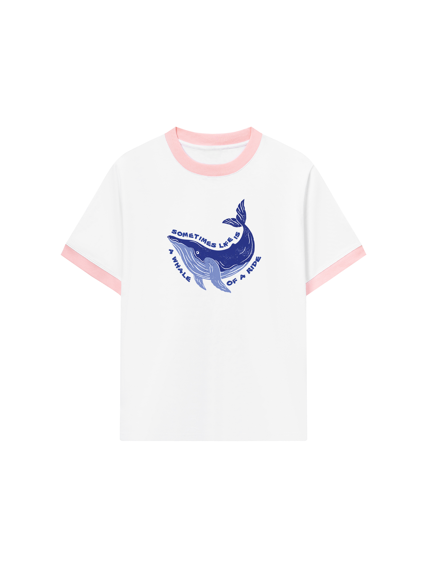 Áo Thun Ringer Relaxed Fit A Whale Of A Ride