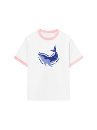 Áo Thun Ringer Relaxed Fit A Whale Of A Ride