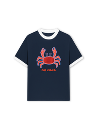 Áo Thun Ringer Relaxed Fit Oh Crab!