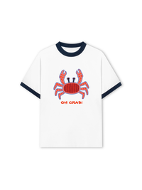 Áo Thun Ringer Relaxed Fit Oh Crab!
