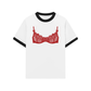 Áo Thun Ringer Relaxed Fit Red Bikini