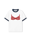 Áo Thun Ringer Relaxed Fit Red Bikini