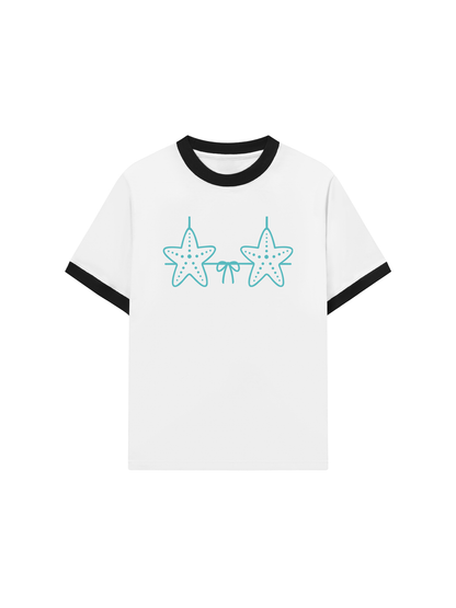 Áo Thun Ringer Relaxed Fit Bikini Starfish