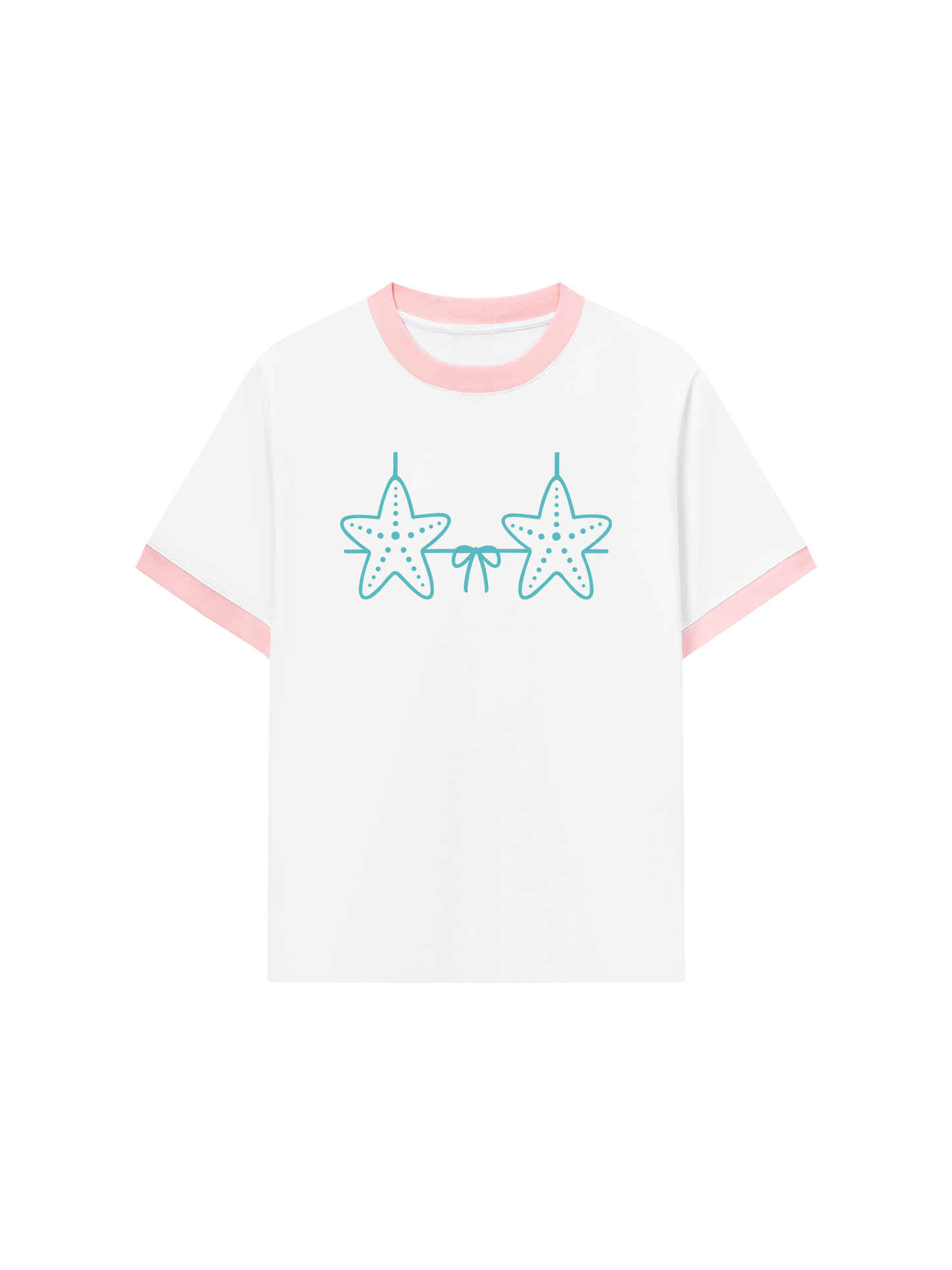 Áo Thun Ringer Relaxed Fit Bikini Starfish
