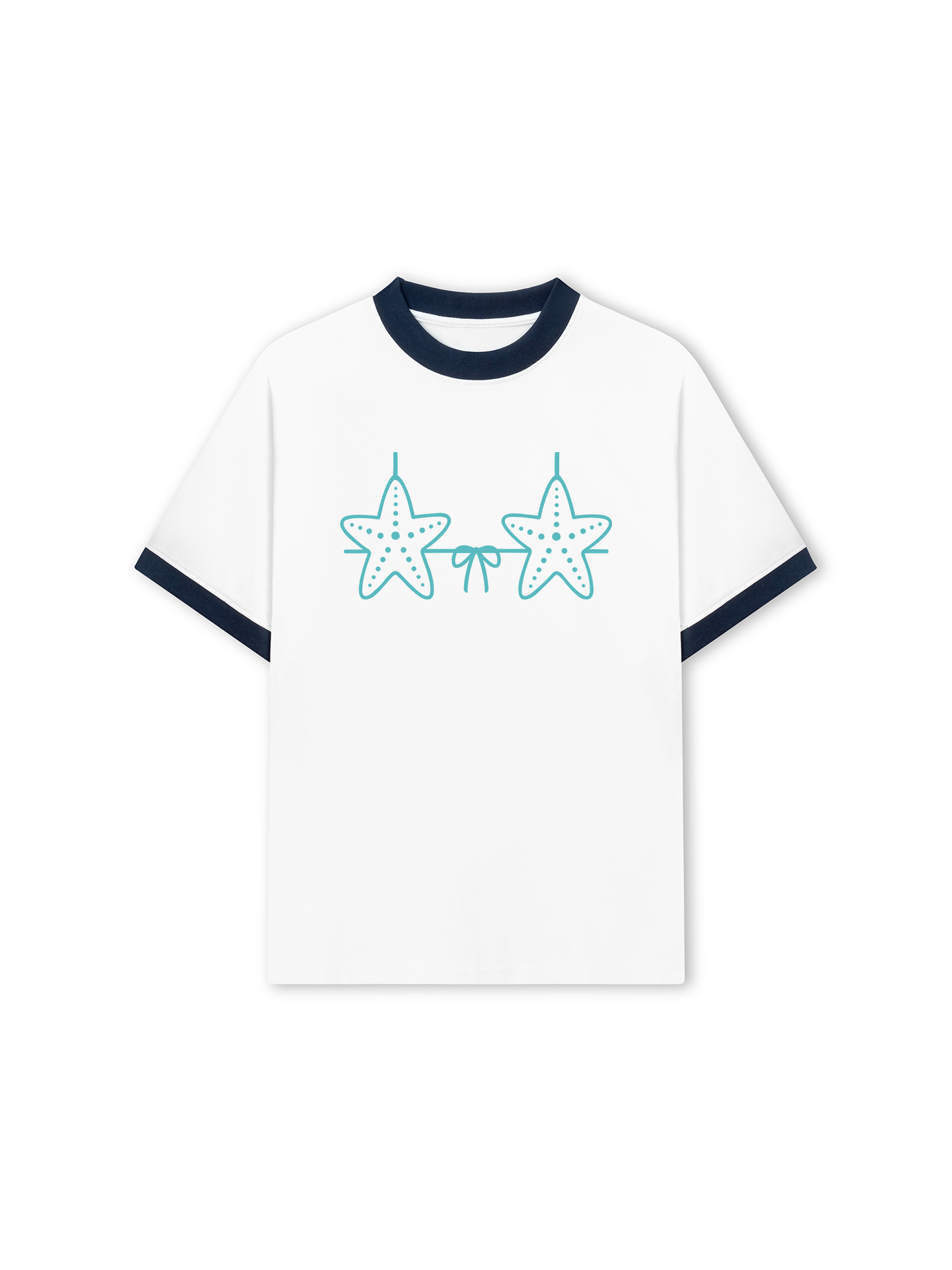 Áo Thun Ringer Relaxed Fit Bikini Starfish