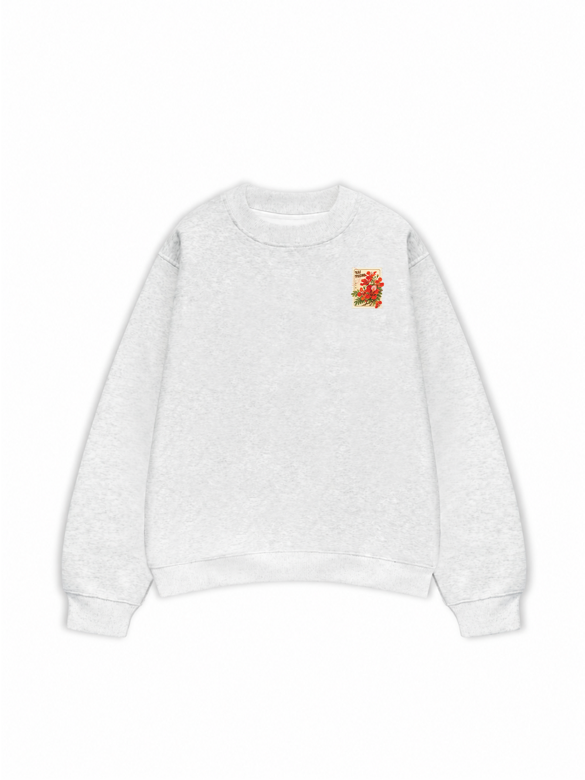 Áo Sweater Nỉ Hai Da Hoa Phượng Hải Phòng