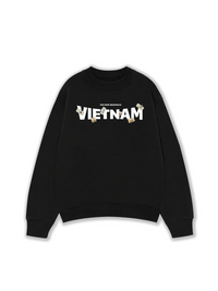 Áo Sweater Nỉ Hai Da Vietnam Stamp
