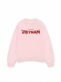 Áo Sweater Nỉ Hai Da Vietnam Stamp