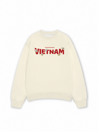 Áo Sweater Nỉ Hai Da Vietnam Stamp