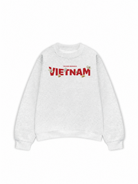 Áo Sweater Nỉ Hai Da Vietnam Stamp