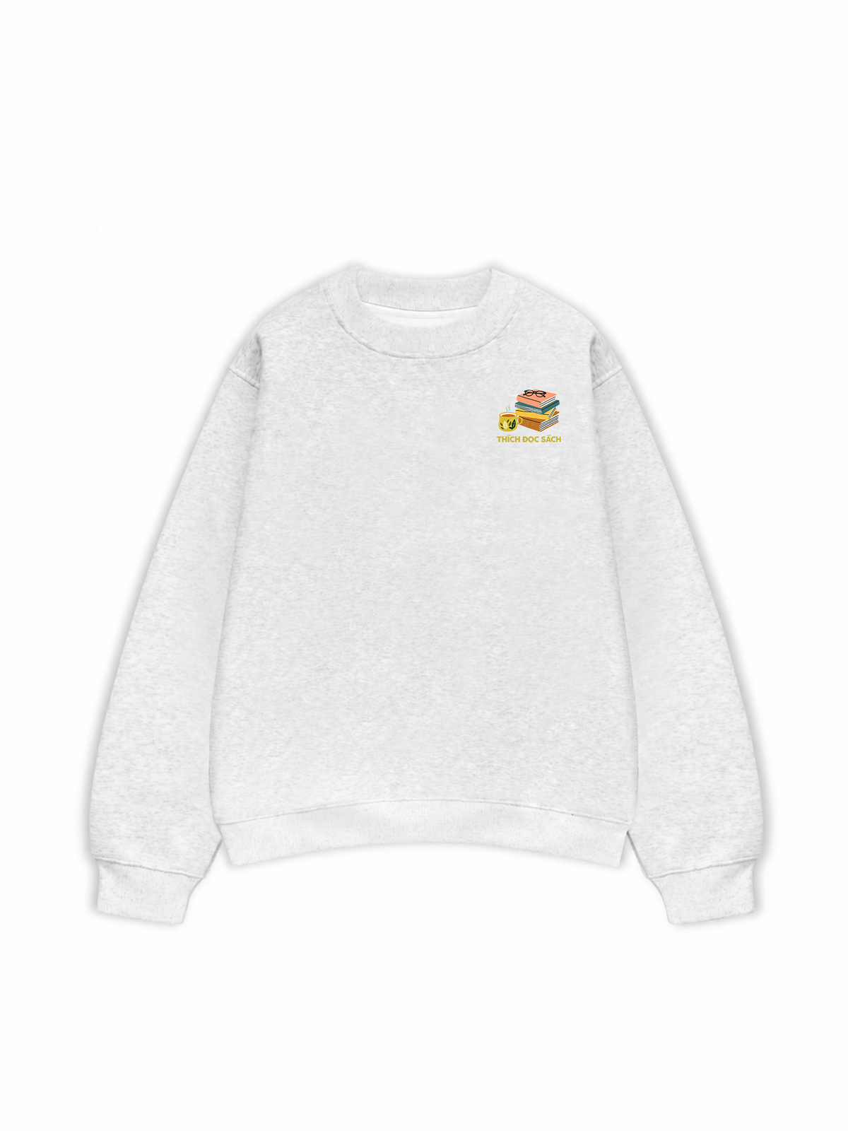 Áo Sweater Nỉ Hai Da Thích Đọc Sách