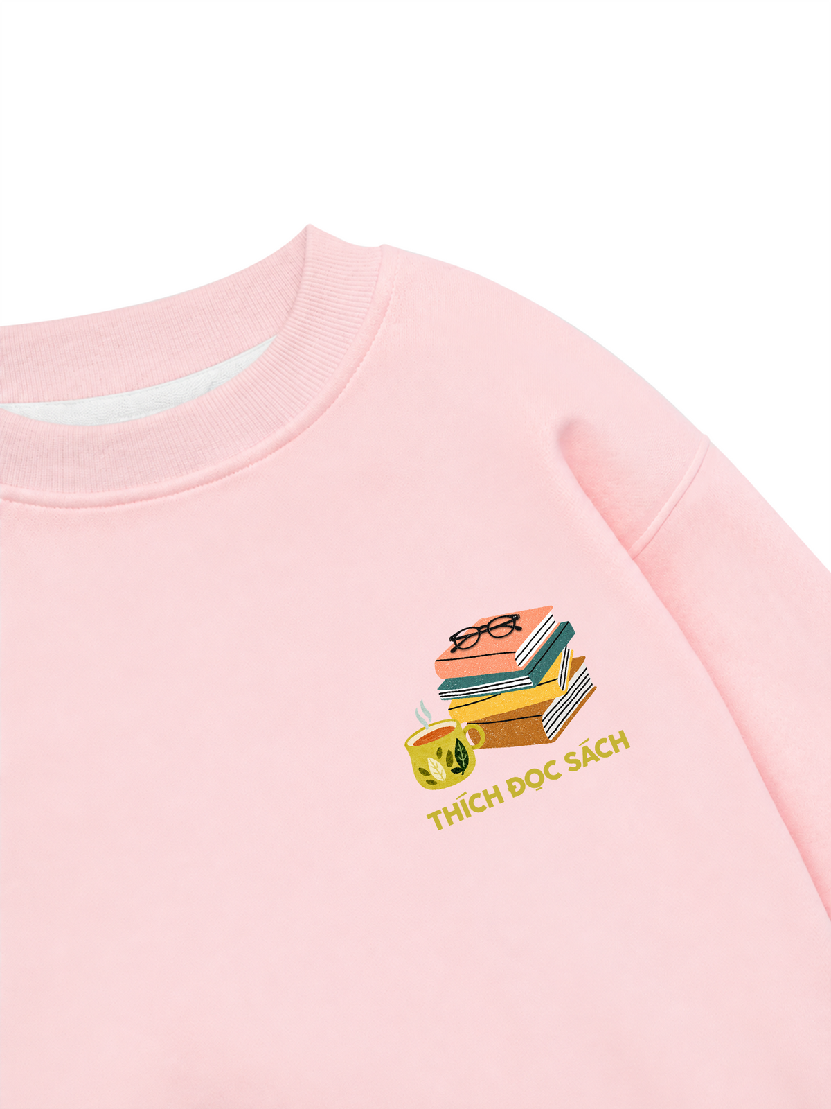Áo Sweater Nỉ Hai Da Thích Đọc Sách