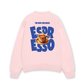 Áo Sweater Nỉ Hai Da Espresso