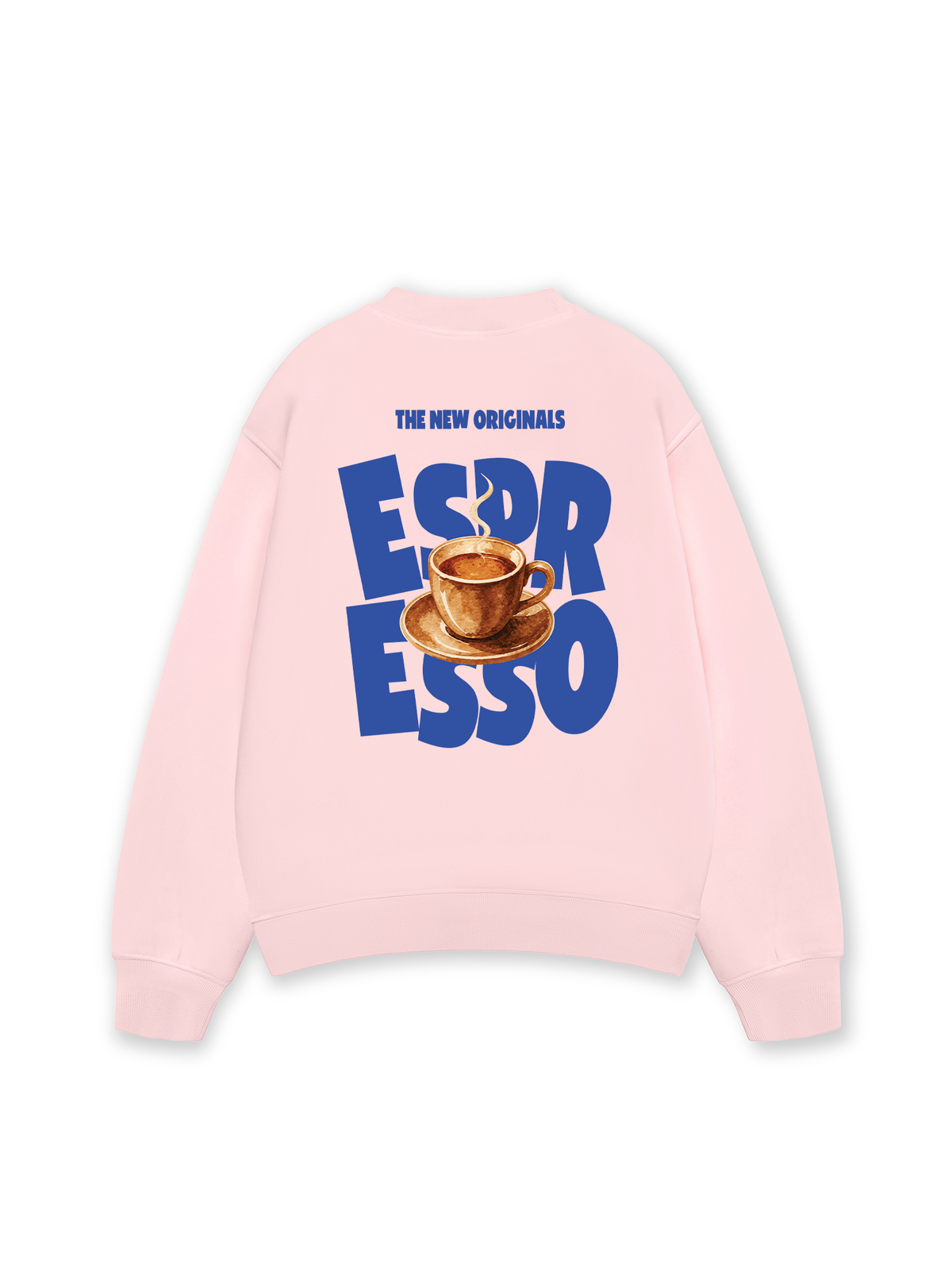 Áo Sweater Nỉ Hai Da Espresso