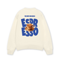 Áo Sweater Nỉ Hai Da Espresso